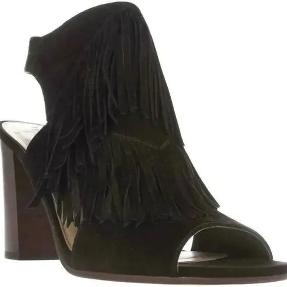 New Sam Edelman Elaine Fringe 8 Heels - Picture 1 of 15
